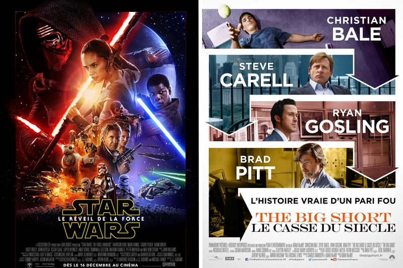 Star Wars 7 : Le Réveil de la Force + The Big Short Le Casse du Siècle