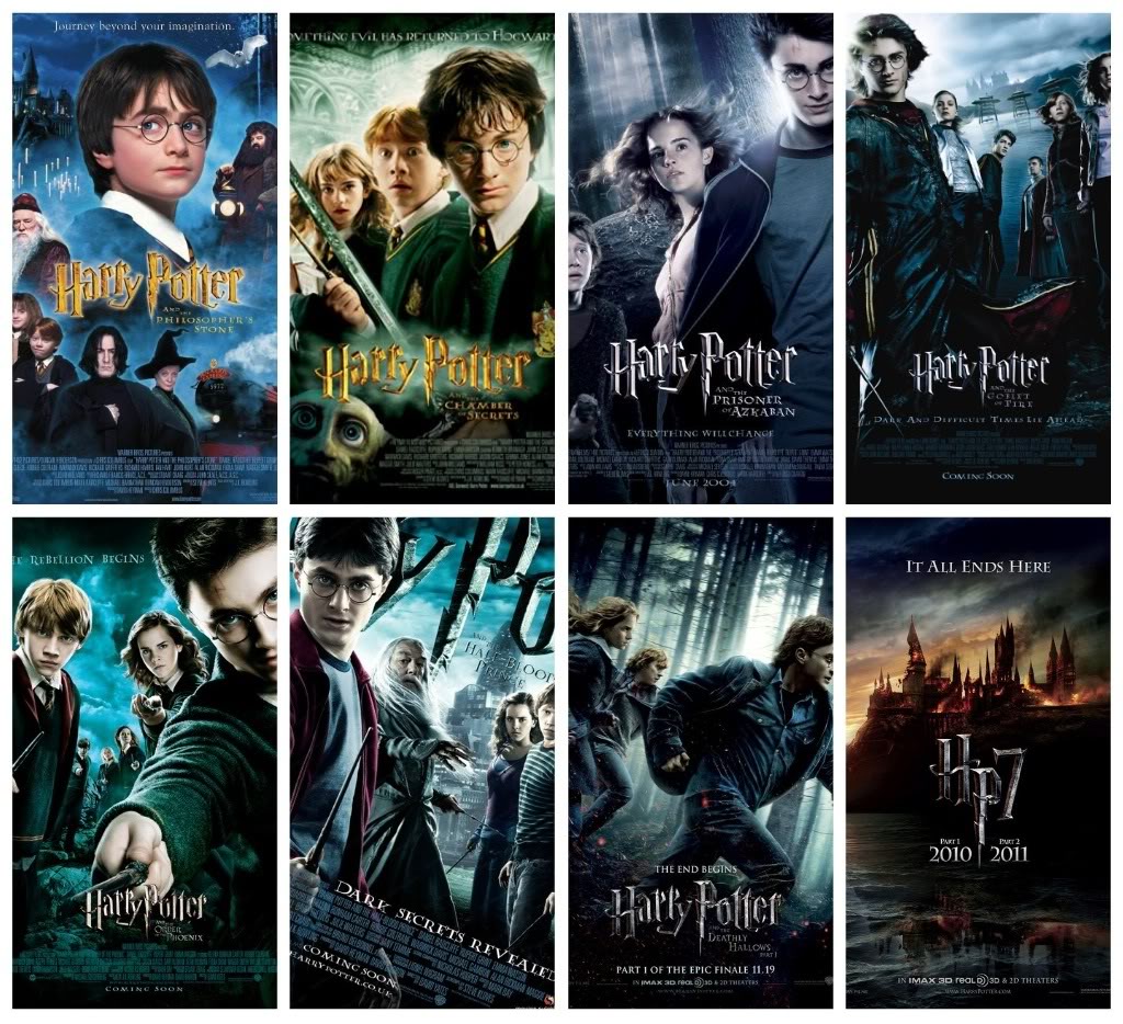 harry potter sequencia filmes